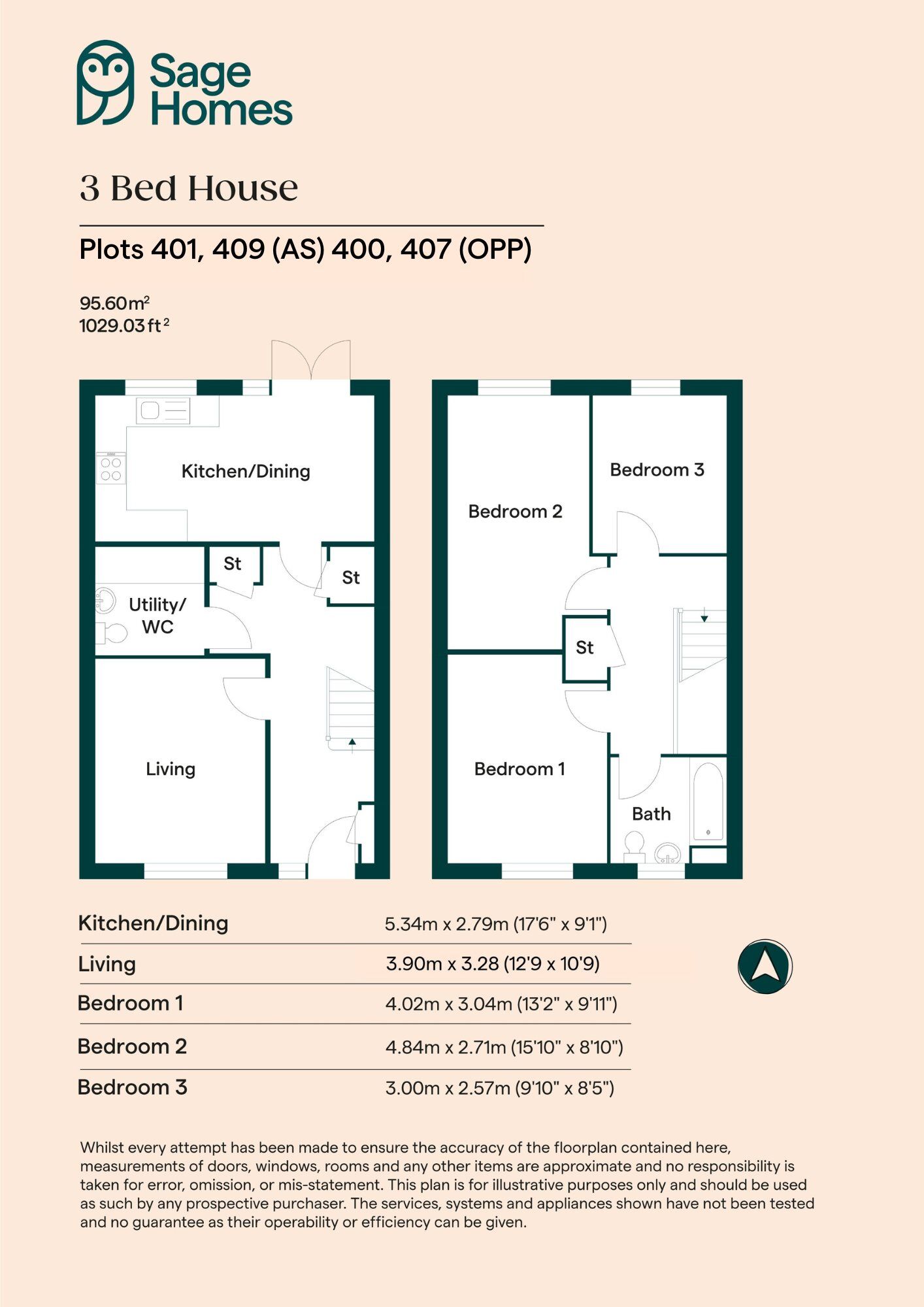 Floorplan of 3 bedroom  Property for sale, Hassocks, West Sussex, BN6