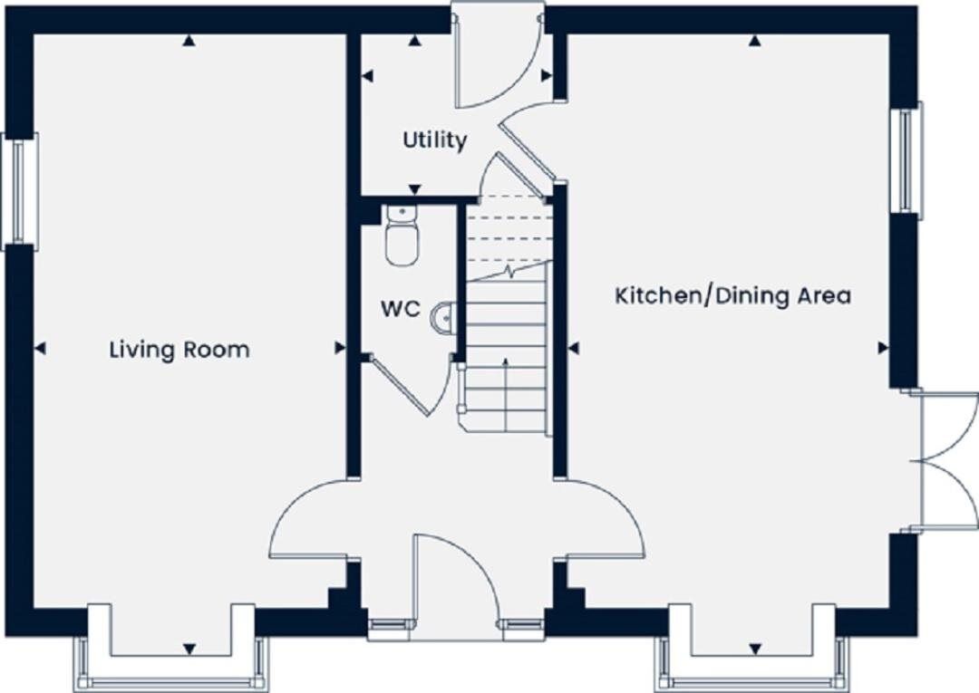 Floorplan of 4 bedroom  Property for sale, Market Drayton, Shropshire, TF9