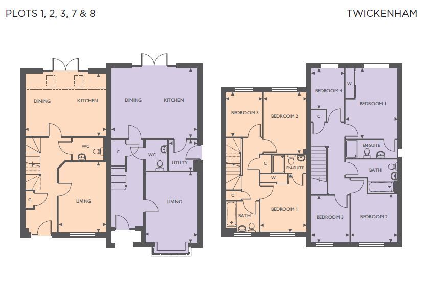 Floorplan of 4 bedroom Semi Detached House for sale, Vincam Close, Whitton, Twickenham, TW2