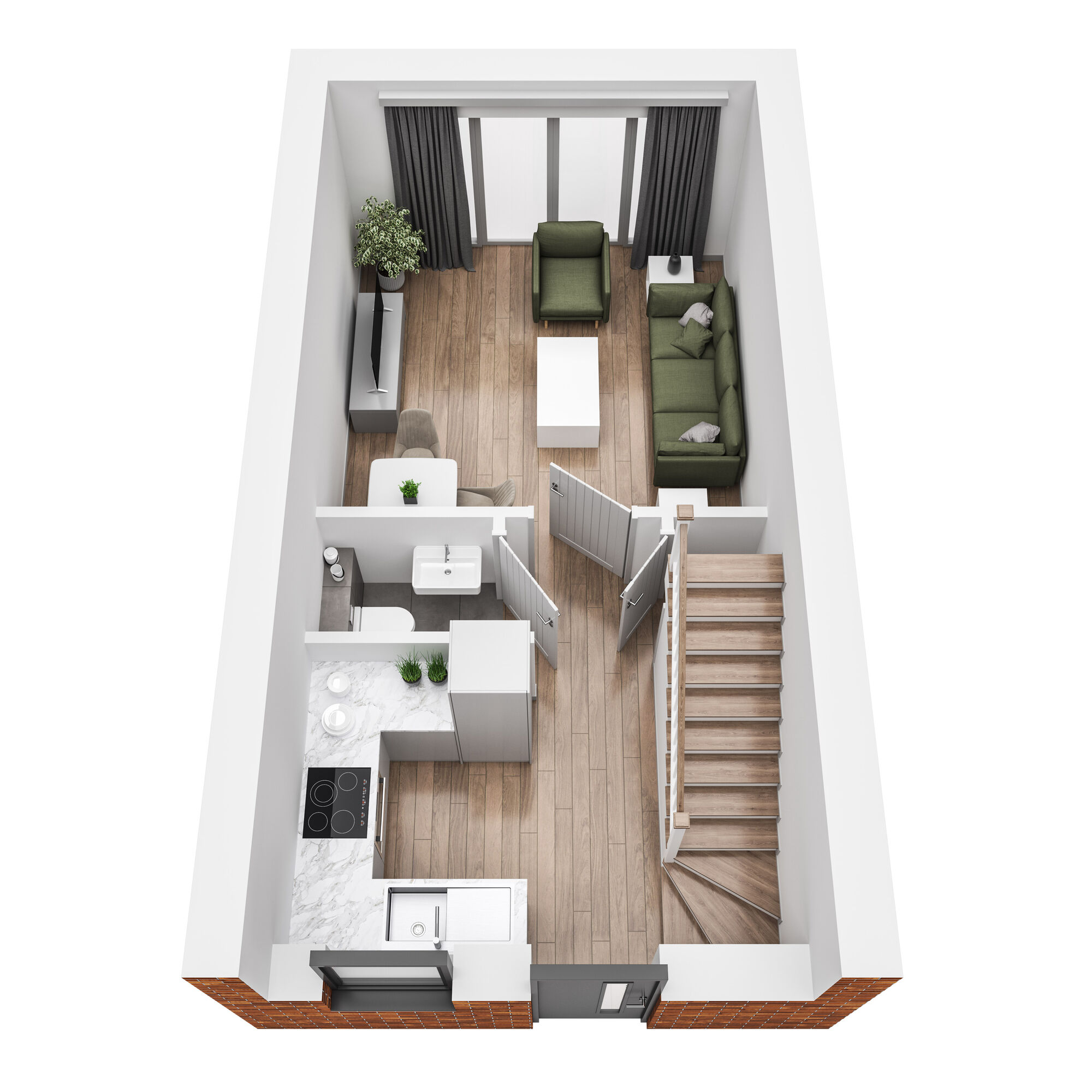 Floorplan of 2 bedroom Semi Detached House for sale, Mainwaring Drive, Northwich, Cheshire, CW9