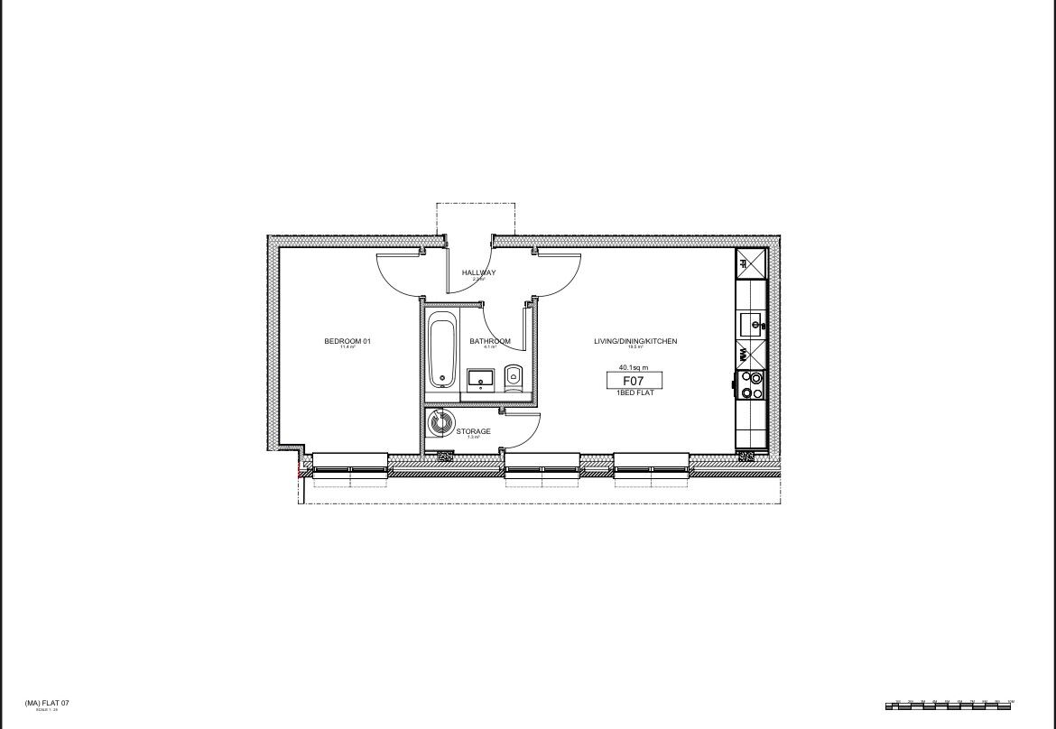 Floorplan of 1 bedroom  Flat for sale, Stafford Road, Wallington, SM6