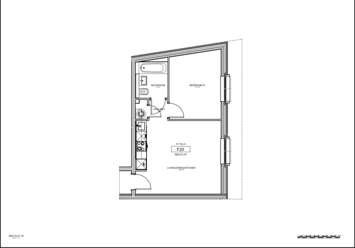 Floorplan of 1 bedroom  Flat for sale, Stafford Road, Wallington, SM6