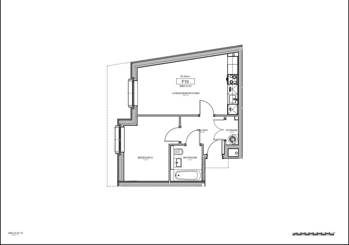 Floorplan of 1 bedroom  Flat for sale, Stafford Road, Wallington, SM6