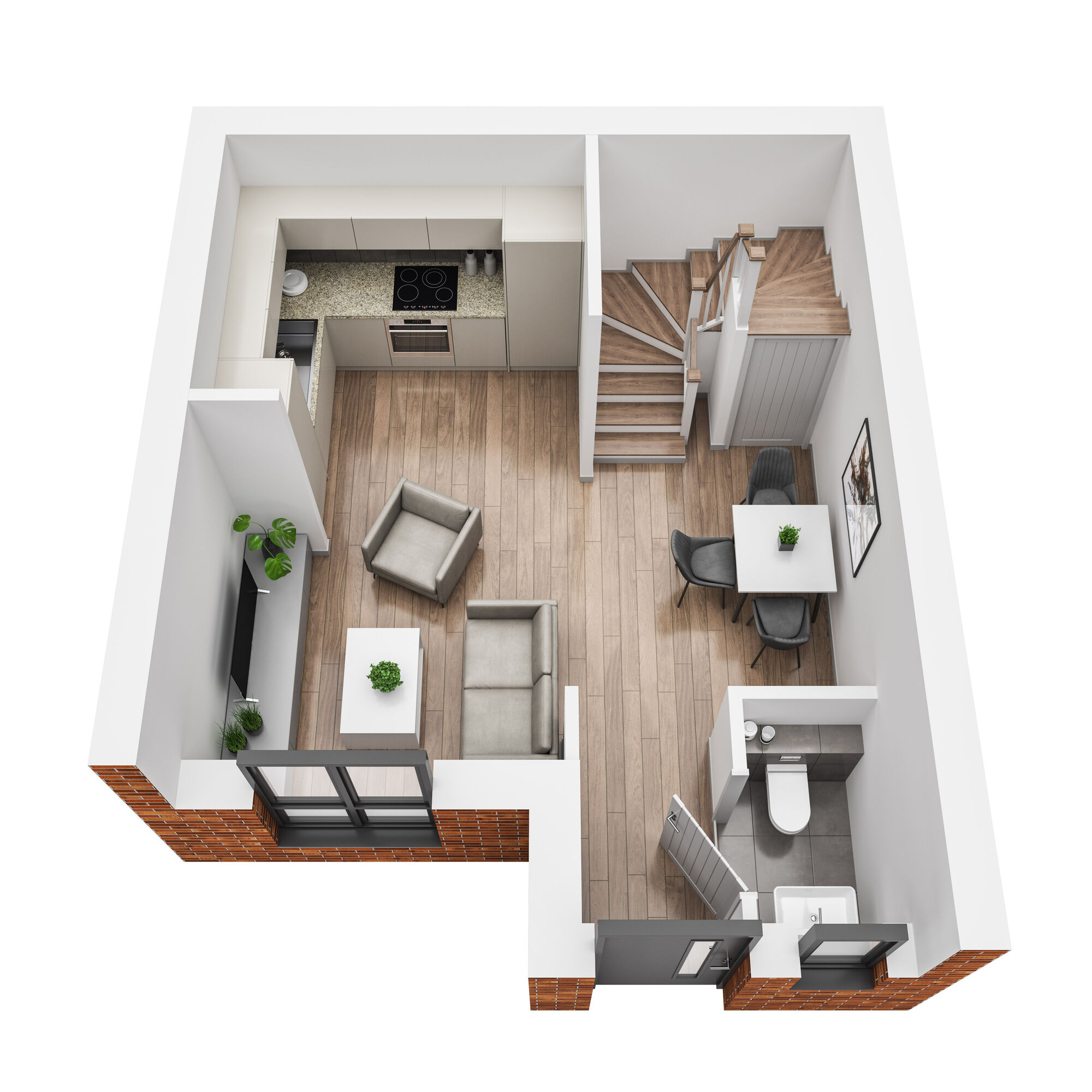 Floorplan of 1 bedroom End Terrace House for sale, Manchester Road, Northwich, Cheshire, CW9