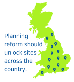 Planning hotspots in the UK